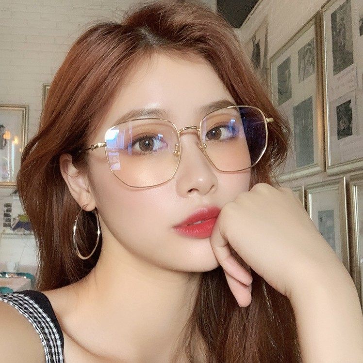 多边形多边形眼镜框全框女