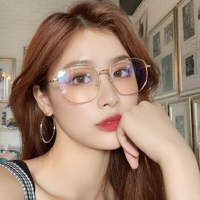 多边形多边形眼镜框全框女