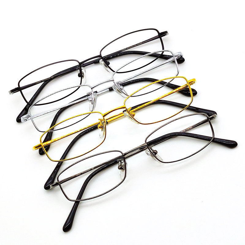 高度数眼镜全框高度近视超小框型超轻纯钛近视眼镜架舒适T8117