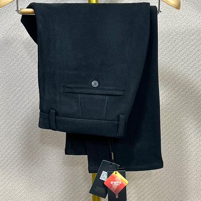 雅戈尔男秋冬休闲裤轻厚弹力长裤