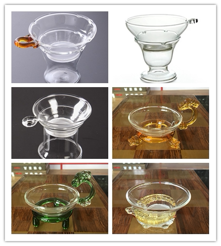 包邮耐高温玻璃茶具 公道杯茶滤 过滤网 网架  76 滤网茶道