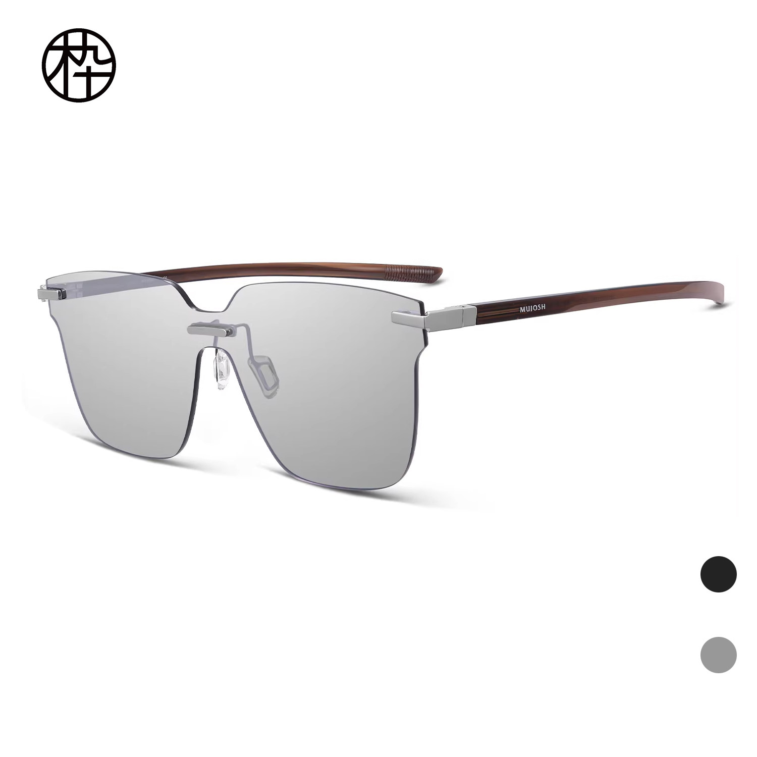 木九十专柜正品MJ12SN1564无框墨镜潮流风镜女超轻薄太阳眼镜男