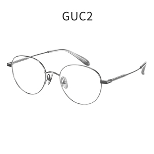 木九十专柜正品MJ101FK010钛合金圆形细金属眼镜框弹性镜腿轻百搭