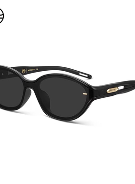 木九十MJ12SN1586运动太阳镜轻便窄框猫眼机能户外墨镜男女造型