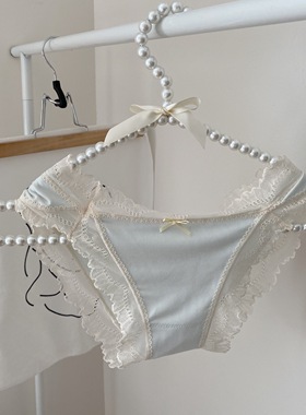 无二工作室 女生蕾丝莫代尔内裤女中低腰舒适纯棉裆2025新款性感