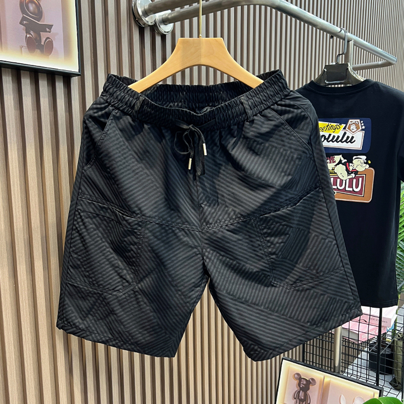 新品短裤男士夏季薄款外穿潮牌宽松2025新款中裤速干休闲五分裤男
