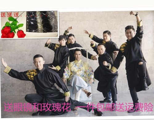 男士伴郎服中式复古唐装马褂
