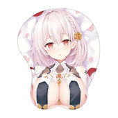 碧蓝航线游戏天狼星美女3d立体护腕鼠标垫硅胶手腕垫动漫DIY定制