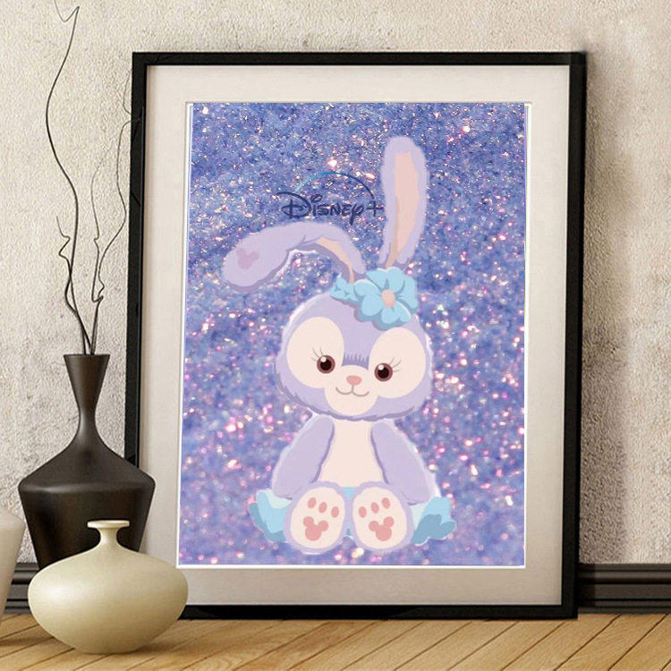 星黛露2021钻石画新款卧室diy儿童卡通生肖兔子手工砖石绣贴小件