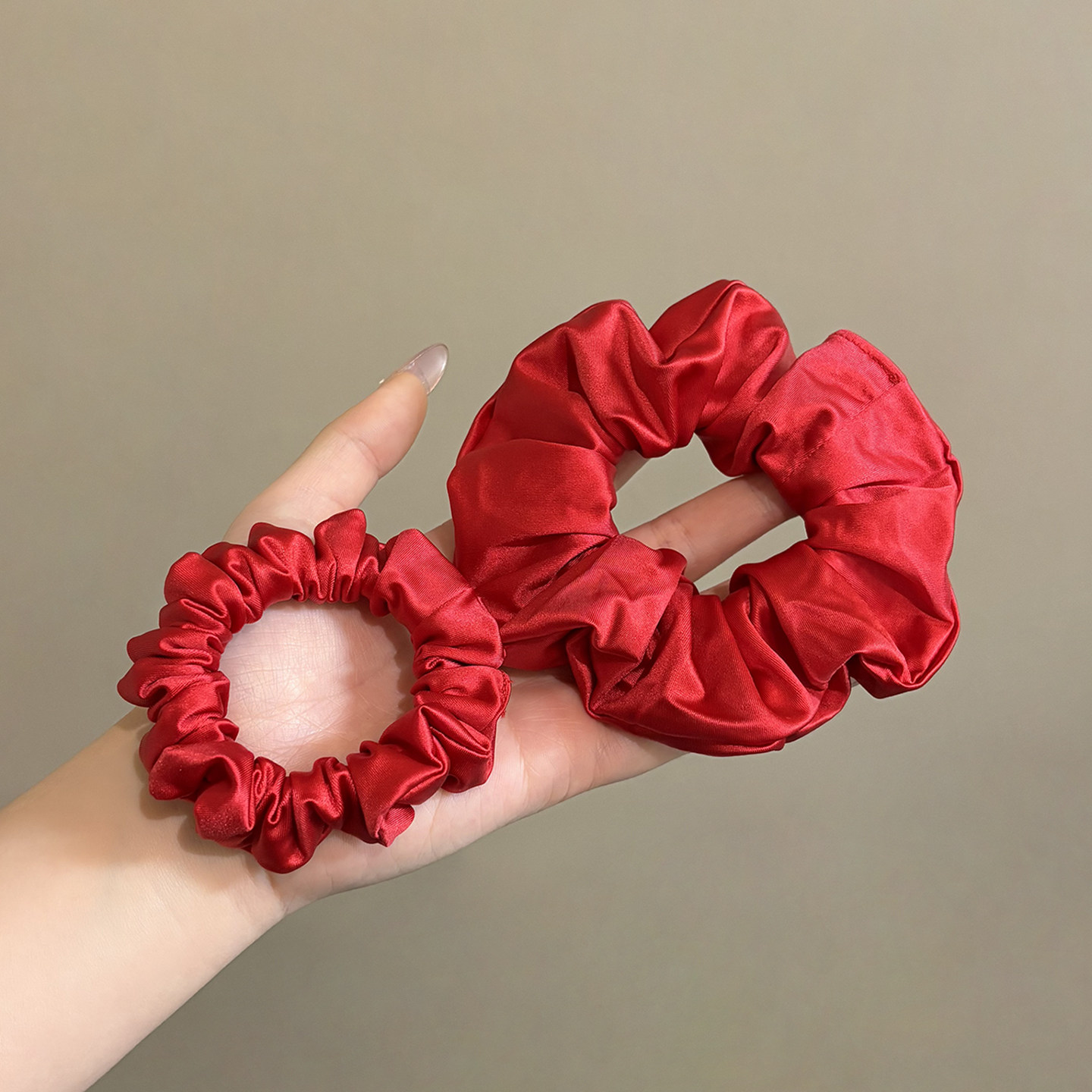 2025新款本命年大红色小肠头绳橡皮筋发圈女扎头发绳头饰大肠发饰,饰品/流行首饰/时尚饰品新,发饰,淘宝优惠券,粉丝福利购,淘宝优惠卷
