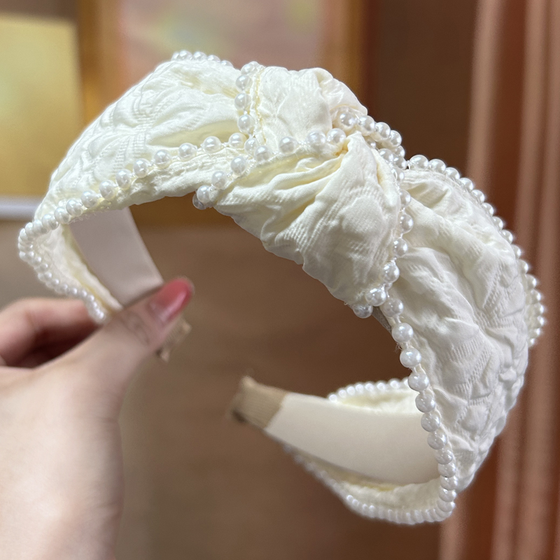 诗情画意《白色仿珍珠发箍》