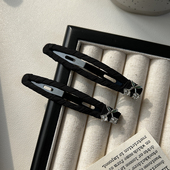 可爱发饰水钻樱桃bb夹前额刘海一字侧边夹碎发夹子头饰头发卡子女