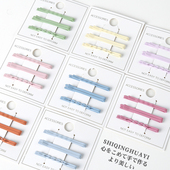 碎发夹子头饰头发卡子女后脑勺侧边夹前额刘海一字小巧精致头顶夹