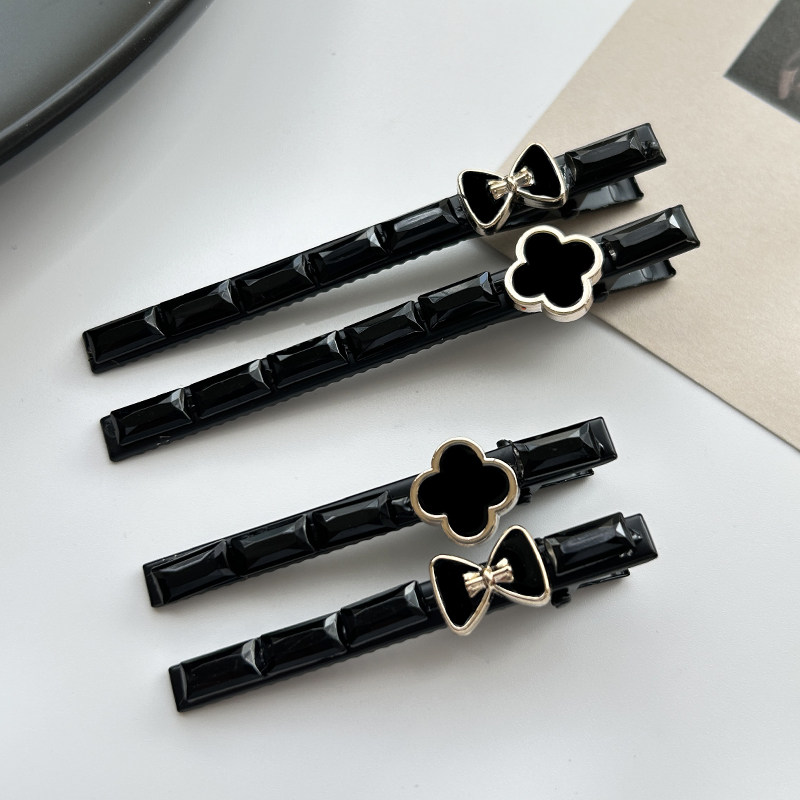 2025新款四叶草蝴蝶结前额刘海一字侧边夹发夹子头饰头发卡女鸭嘴,饰品/流行首饰/时尚饰品新,发饰,淘宝优惠券,粉丝福利购,淘宝优惠卷