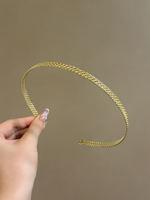 Fine metal retro hair band, women's headband, hair clip, hair tie, headwear, hair travel, gold and silver hair holes, face wash, head holes thumbnail 4