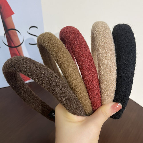 诗情画意毛绒高颅顶发箍