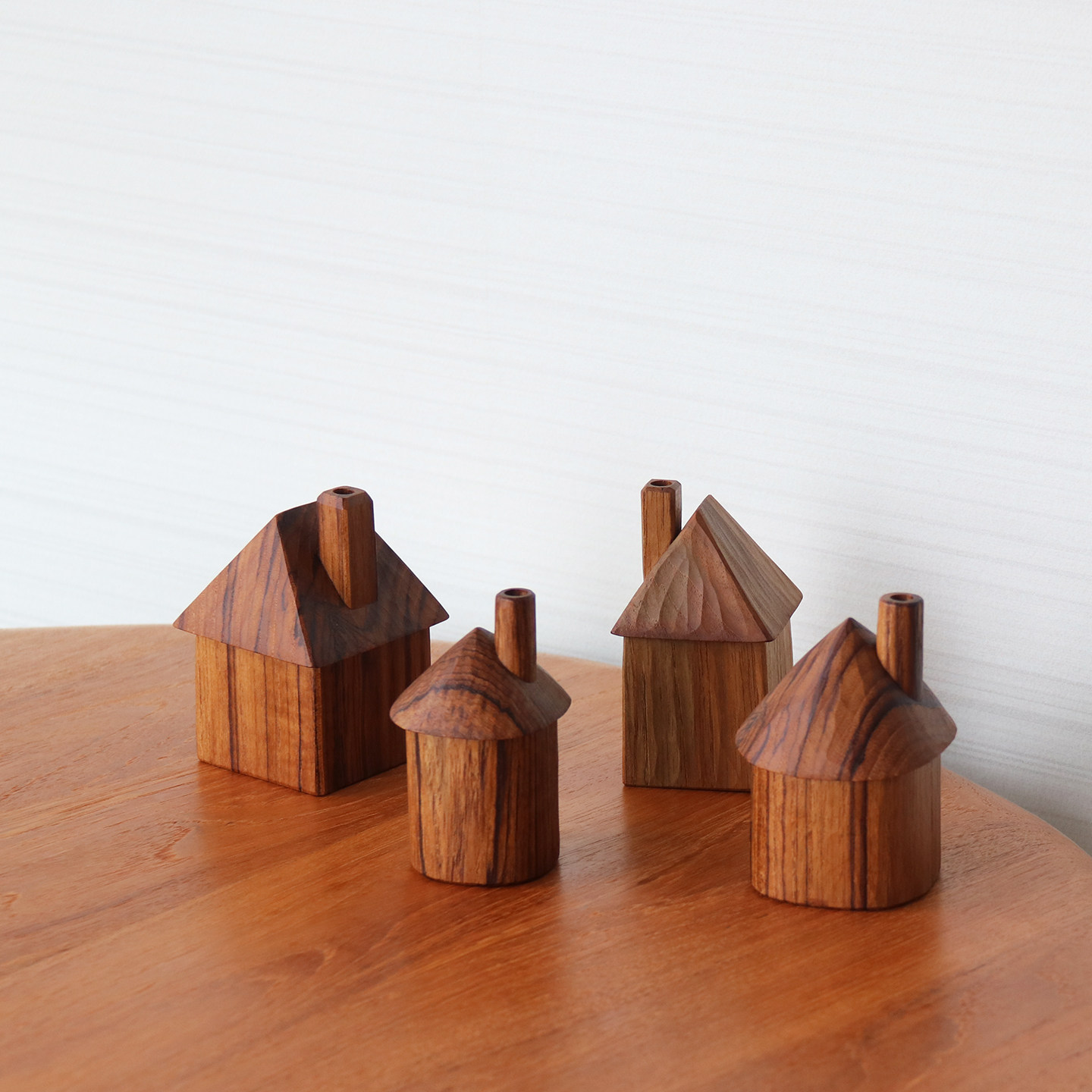 明院柚木插花摆件原创柚木小房子 桌面北欧装饰摆件简约客厅艺术,家居饰品,桌面摆件,淘宝优惠券,粉丝福利购,淘宝优惠卷