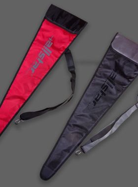 Allstar新款优质双剑袋三角形可背小手柄有独立手线袋击剑器材