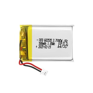 602535锂电池3.7V聚合物电池85度高温锂电池500mah充电聚合物电池