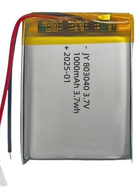 803040聚合物锂电池1000mAh早教机按摩仪对讲机暖手宝美容仪3.7v
