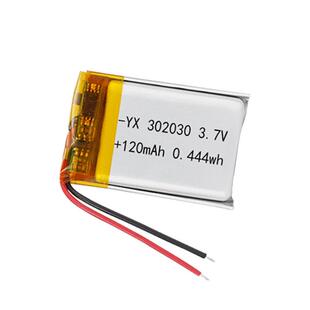 工厂供应302030锂电池 聚合物锂电池120mAh3.7V电池现货