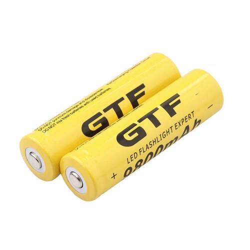 GTF 3.7V 18650 9800mAh 锂离子电池 18650 Battery 手电筒蓄电池