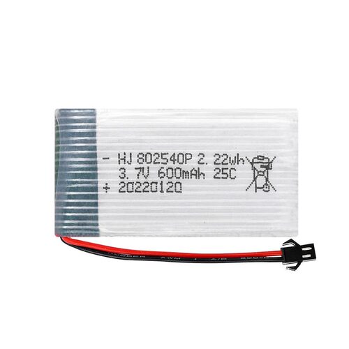 厂销3.7V 600mAh锂电池X5C X5SW航模电池802540P高倍率飞行器配件