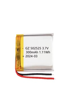 502525聚合物锂电池 250mAh 3.7V 502525 纯钴高温锂电池认证工厂