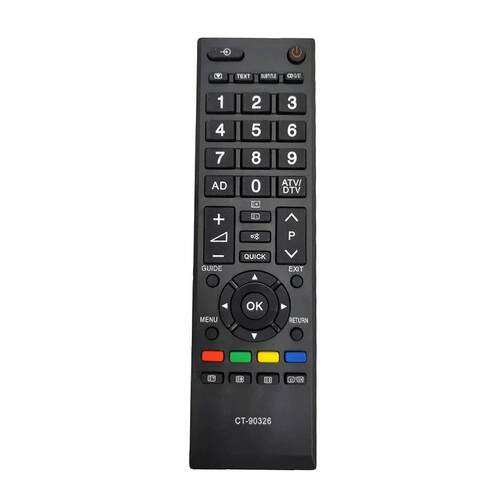 UUELE适用于东芝液晶电视机CT-90326 英文外贸遥控器TOSHIBA