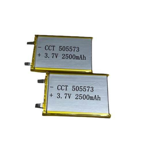 聚合物锂电池505573-2500mAh3.7V移动电源电池净化器仪器锂电池组