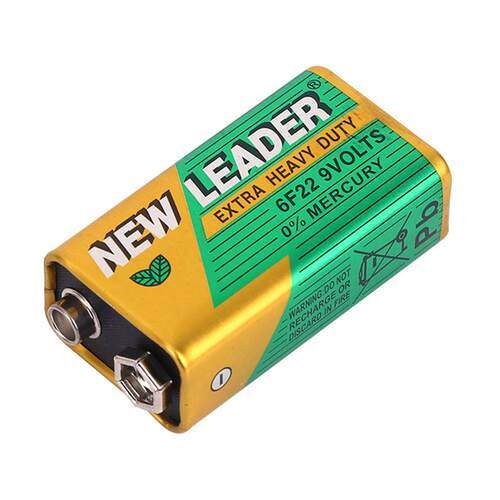 NEWLEADER9V 6F22碳性方块电池万用表测线仪额温枪干电池