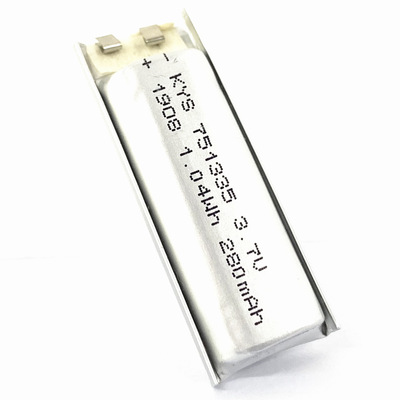 纯钴3A放电751335 751435 751535 3.7V 280mAh聚合物倍率电池