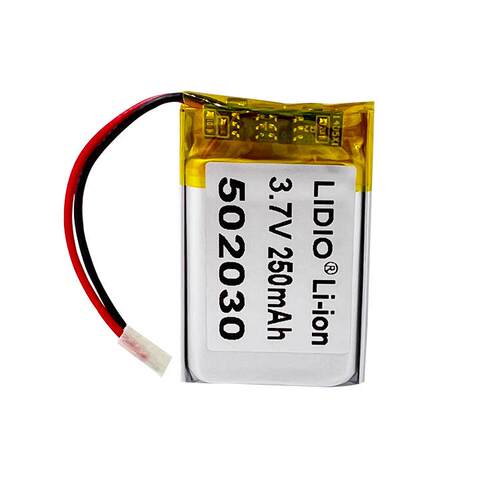 3.7v 250mAh 聚合物锂电池芯 502030 小电池带保护板引出线