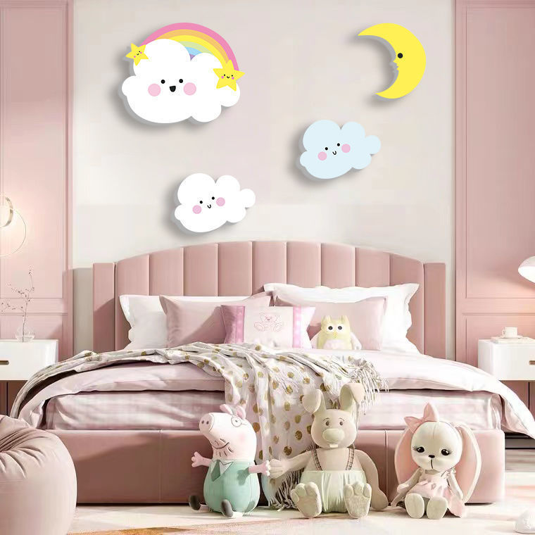 儿童房卧室装饰画墙贴画