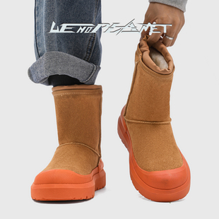 日本OFFCAT上野行星东北户外加绒加厚保暖雪地靴男女日常百搭厚底