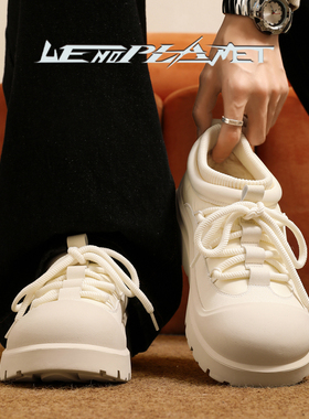 日本OFFCAT2025新款时尚百搭冬季户外雪地靴男加绒加厚保暖防寒厚