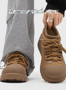 日本OFFCAT2025新款雪地靴时尚百搭保暖御寒面包鞋情侣加绒加厚东