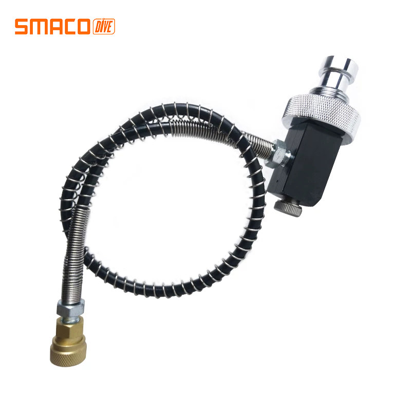 SMACODIVE赛麦客潜水呼吸器水肺转接头咬嘴连接气瓶罐管装备配件