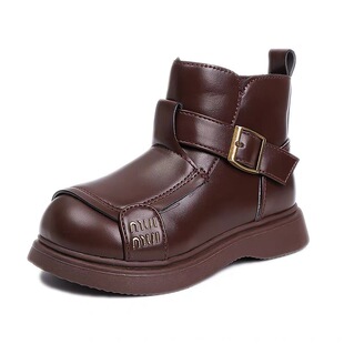 儿童洋气小短靴女童2026新款靴子女孩马丁靴春款小单靴