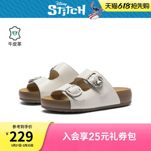 【迪士尼系列】热风复古勃肯鞋女鞋26年夏季新款一字拖H59W26297