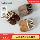 2025年冬季 休闲雪地靴女鞋 新款 百搭棉鞋 棕色毛毛鞋 热风加绒勃肯鞋