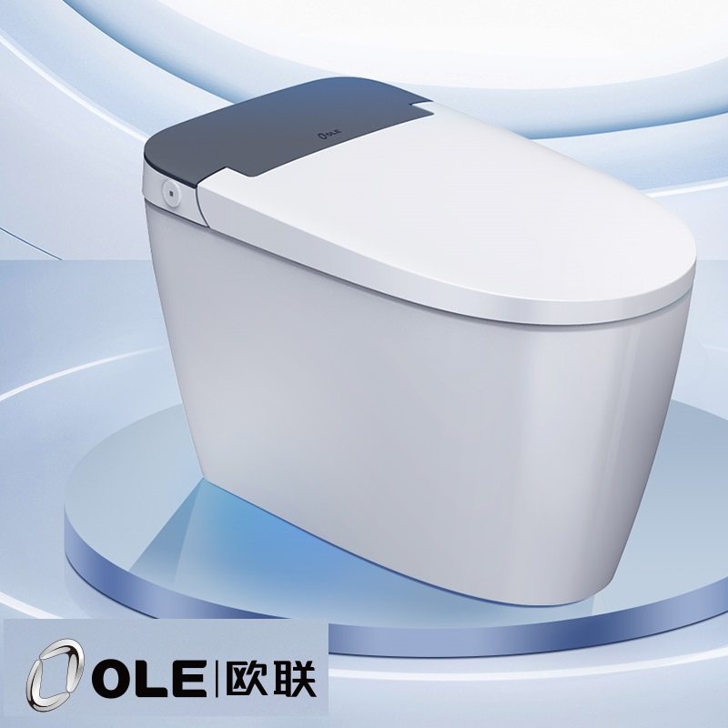 欧联卫浴智能坐便器电动冲水家用座圈加热脚感一体式轻智能马桶