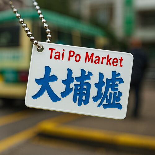 亚克力胶牌挂饰钥匙扣大埔太和邨