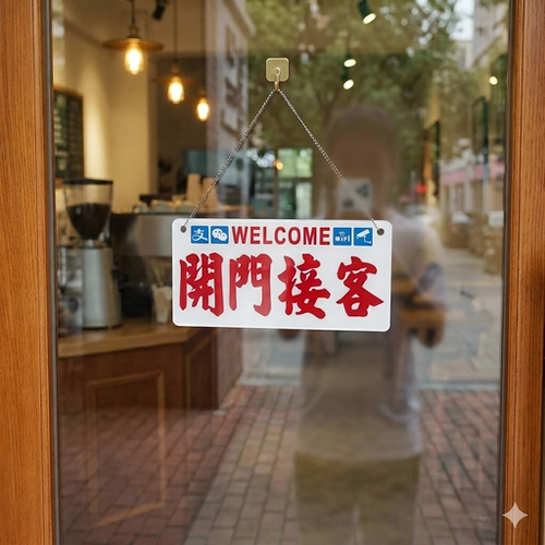 开门接客门牌开门接贵客营业时间