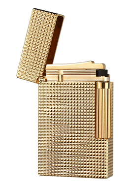 法国都梵朗声打火机充气黄铜正品全铜郎声清脆钢音送男士礼物高档