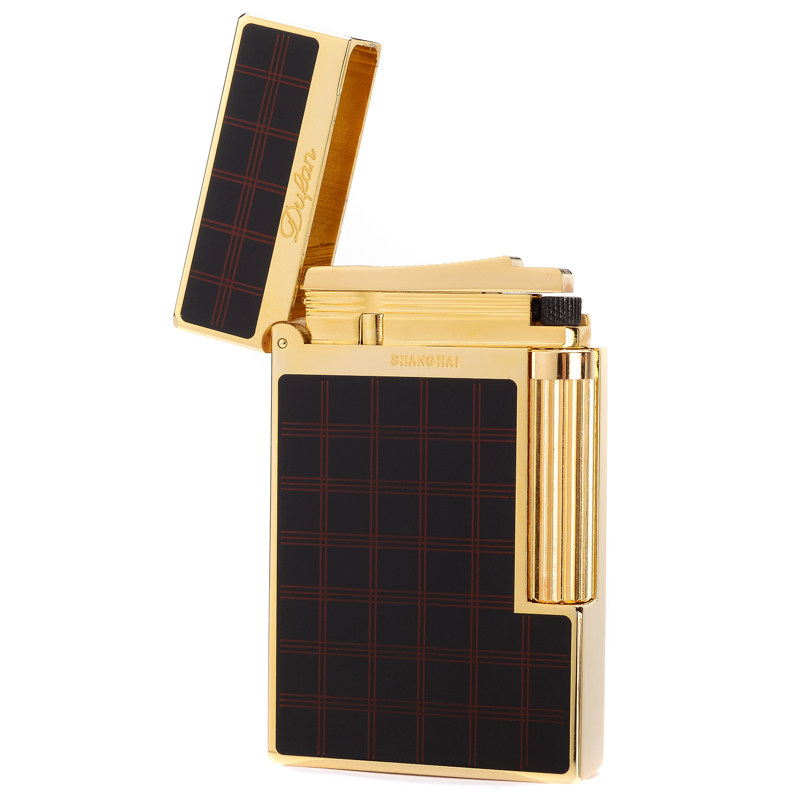 法国DUFAN都梵朗声打火机充气纯铜正品侧滑男士高档礼物刻字时尚