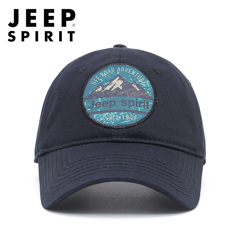 JEEP SPIRIT 吉普时尚帽子硬顶男士遮阳透气防晒棒球鸭舌帽户外