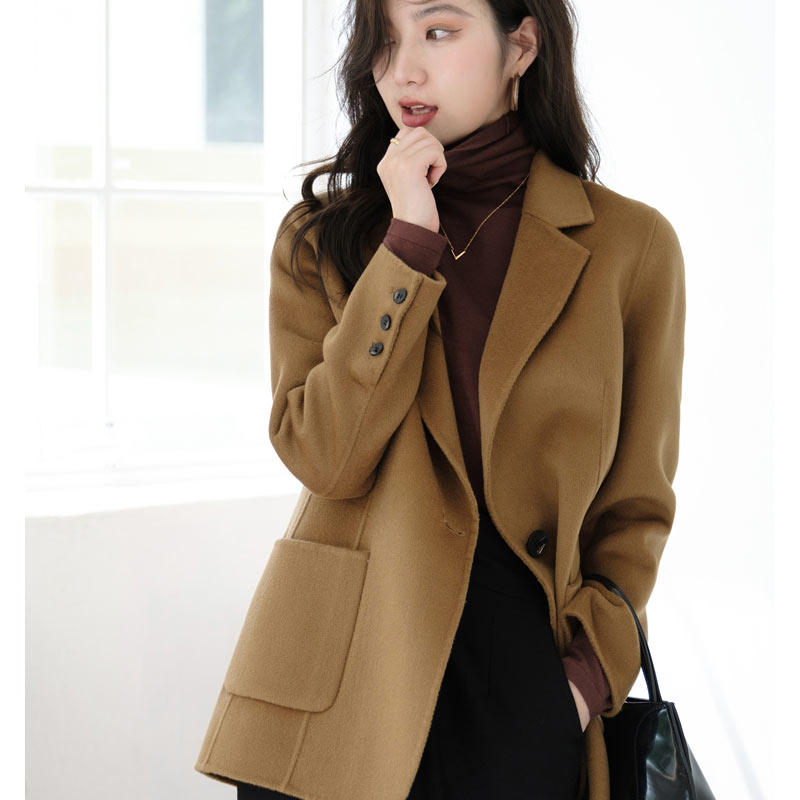 062双面羊绒大衣纸样新款服装裁剪图女装鑫悦服装纸样卫兰前程