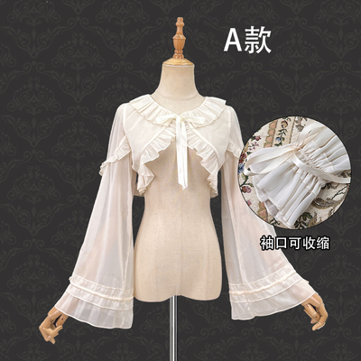 原创lolita外搭甜美优雅披肩衬衫