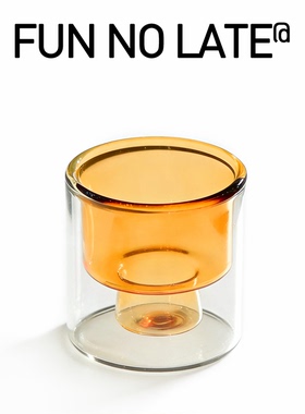 中式双层高硼硅玻璃 泡茶杯隔热防烫茶杯套装 透明玻璃茶杯茶具